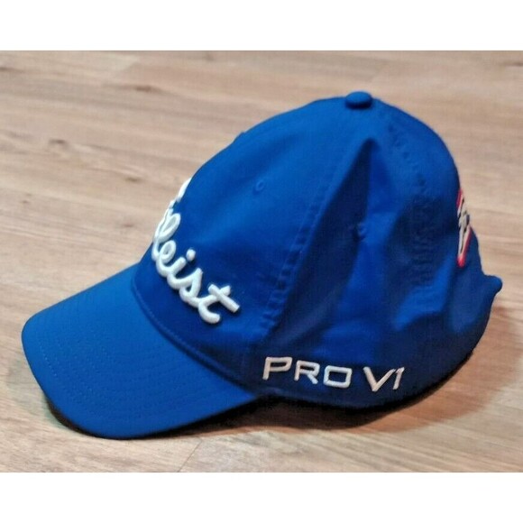 FootJoy Titleist Pro V1 Hat One Size Unisex Blue Strapback Cap Adjustable Golf * - Picture 3 of 16